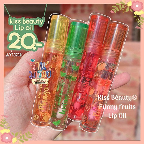 (ecer) cod jaminan termurah KISS BEAUTY Lip Oil Fruit.