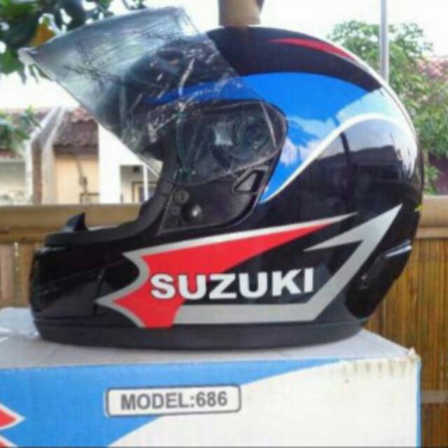 Helm Original Suzuki Arashi (Baru) Stok melimpah