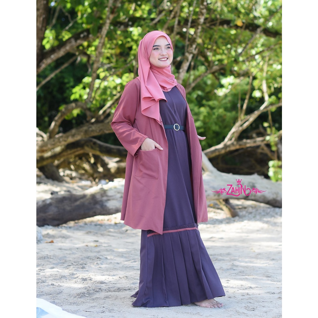 Gamis set outer Rania Erina DHANISA ORI zahin itycrepe mix shakila salur tribal lucu casual DIY estetik korean style