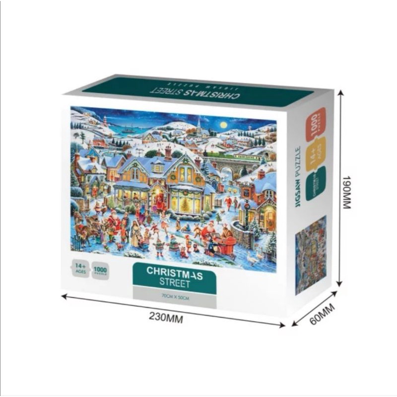 PRELOVED JIGSAW PUZZLE CHRISTMAS 1000pcs