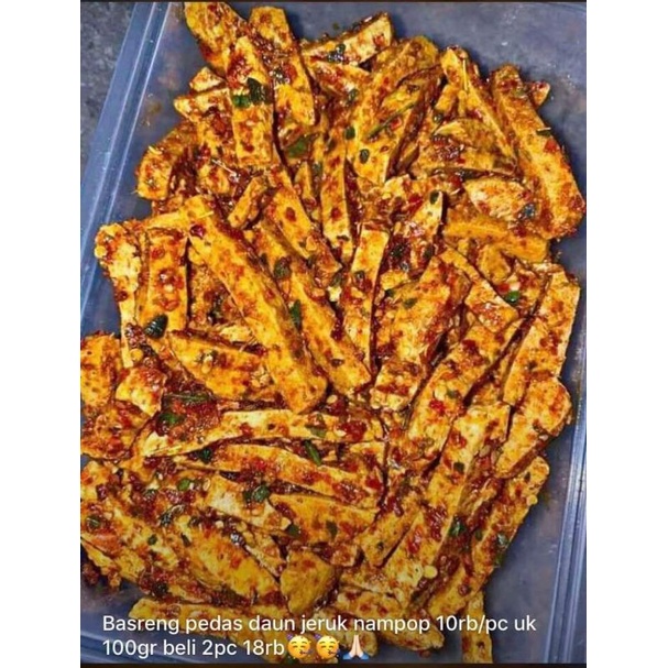 

Basreng Pedas Daun jeruk Mentap 150gr /Basreng Bandung