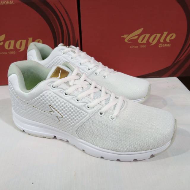 Sepatu Casual Eagle Original Hybrid Putih Size 39 43 Shopee Indonesia