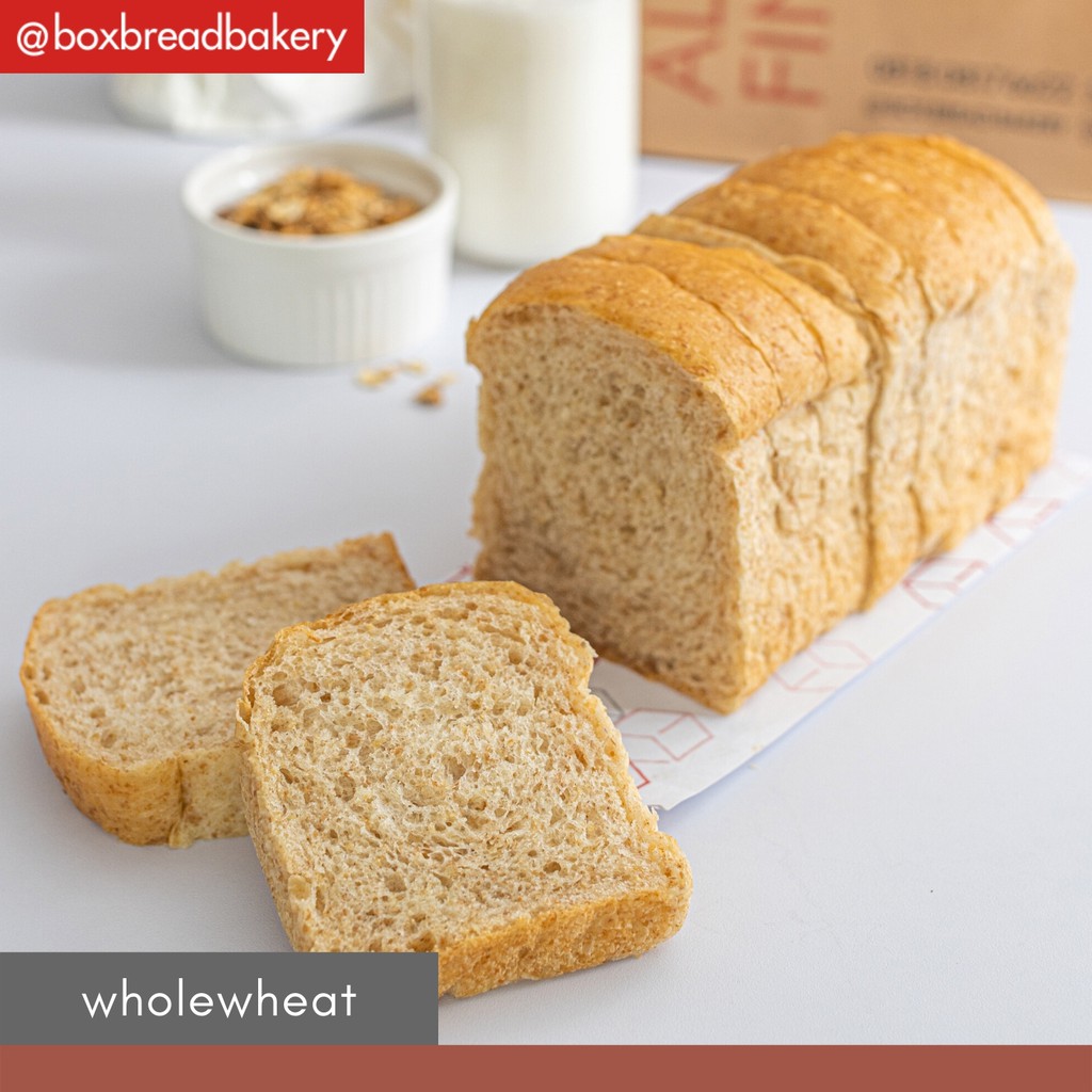 

Roti Gandum Utuh Whole Wheat Bread - BoxBread