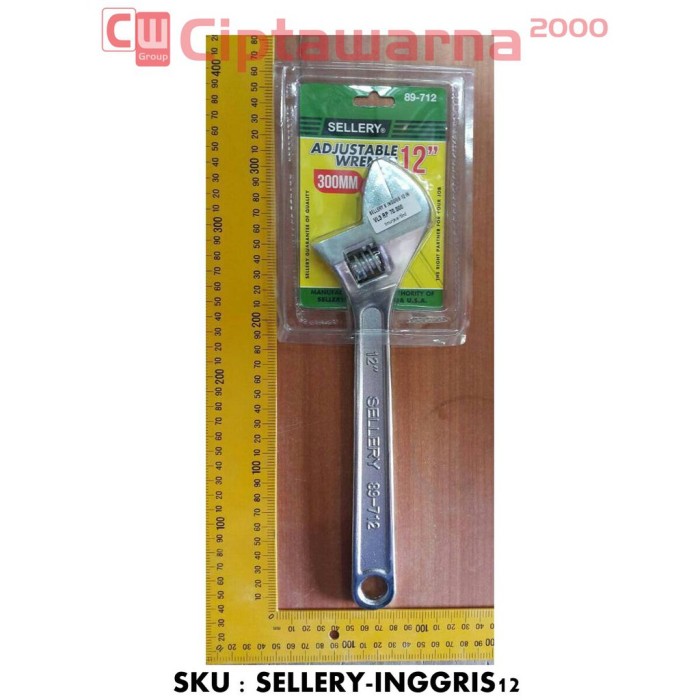 SELLERY Kunci Inggris / Adjustable Wrench 10&quot; 12&quot; - 10-INC