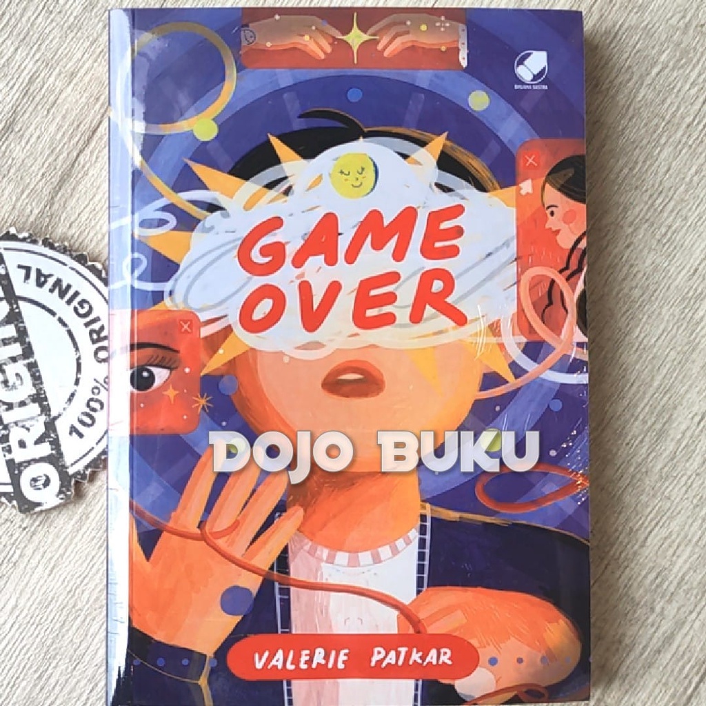 Novel Game Over (cover 2022) by Valerie Patkar