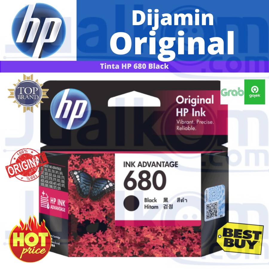 Tinta Hp 680 Black Original