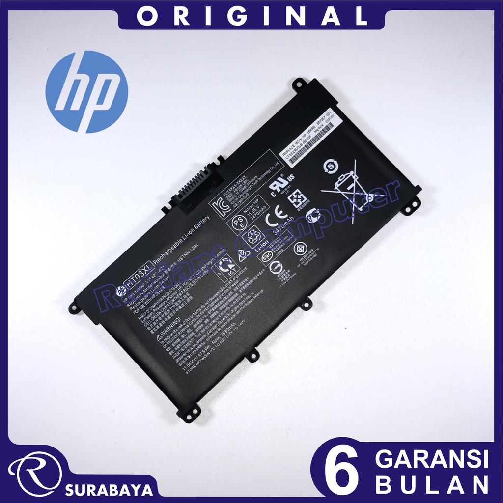 Baterai HP HT03XL    HT03041XL HSTNN-LB8L HSTNN-DB8R HSTNN-LB8M HSTNN