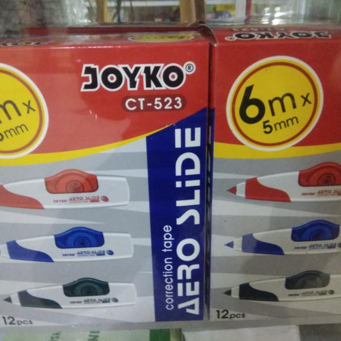 

Correction Tape Joyko Ct-523 (6Mx5Mm) - 1Pack Isi 12Pcs Terlaris
