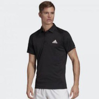 KAOS POLO ADIDAS HITAM