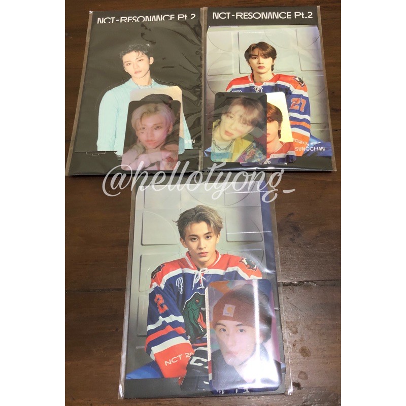 HOLO STANDEE LENTI NCT RESONANCE 2020 Pt 2 MARK JAEMIN SUNGCHAN (LENTICULAR)