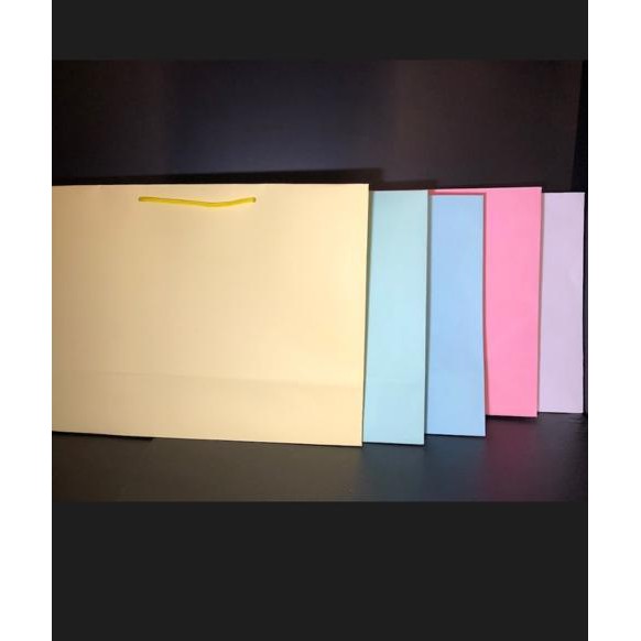 

Baru QZEH paper bag / tas kertas / paperbag / Warna size XL tali warna Besar Q8 Stok Banyak-