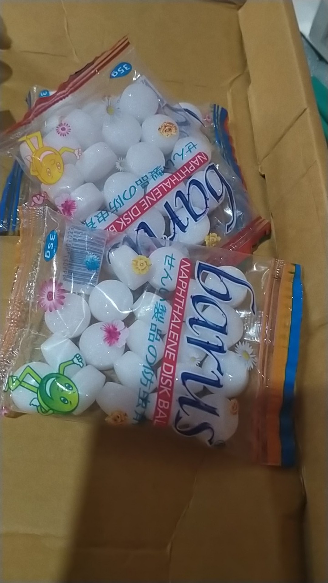 Bola Putih Kamper Barus Anti Ngengat Jamur Rayap Kapur Barus