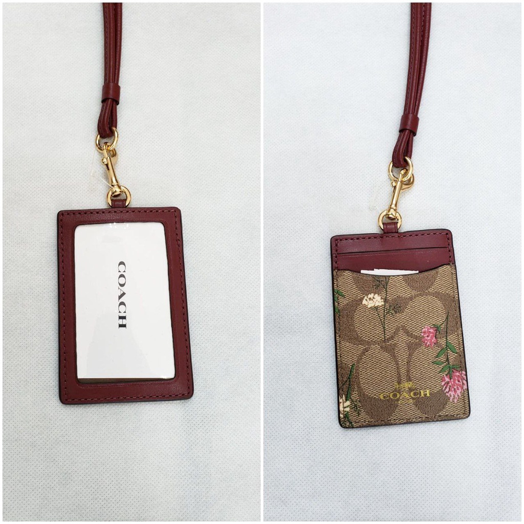 

coach C8735 lanyard ID, Khaki multi