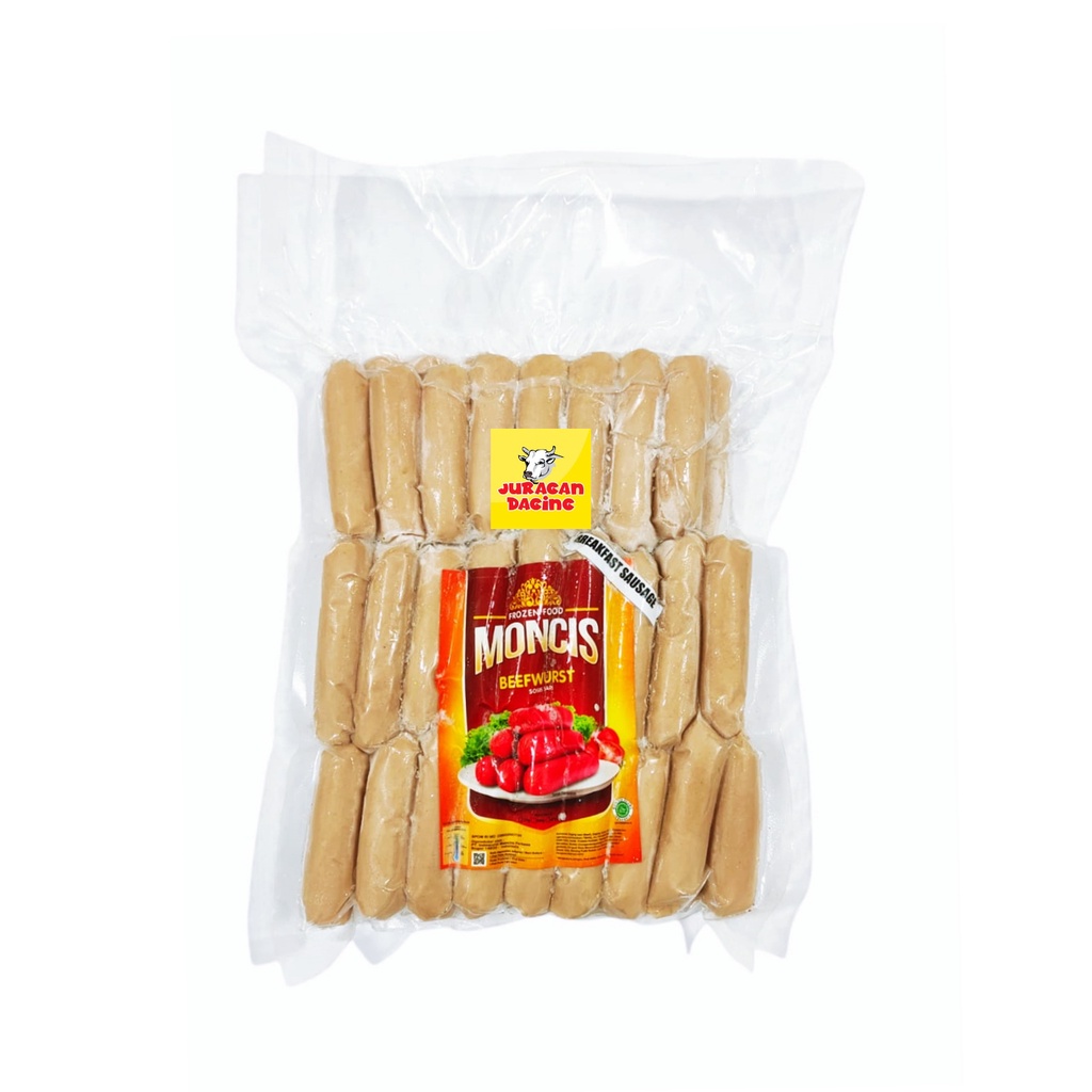

Sosis Sapi Moncis Beefwurst Breakfast isi 50 pcs