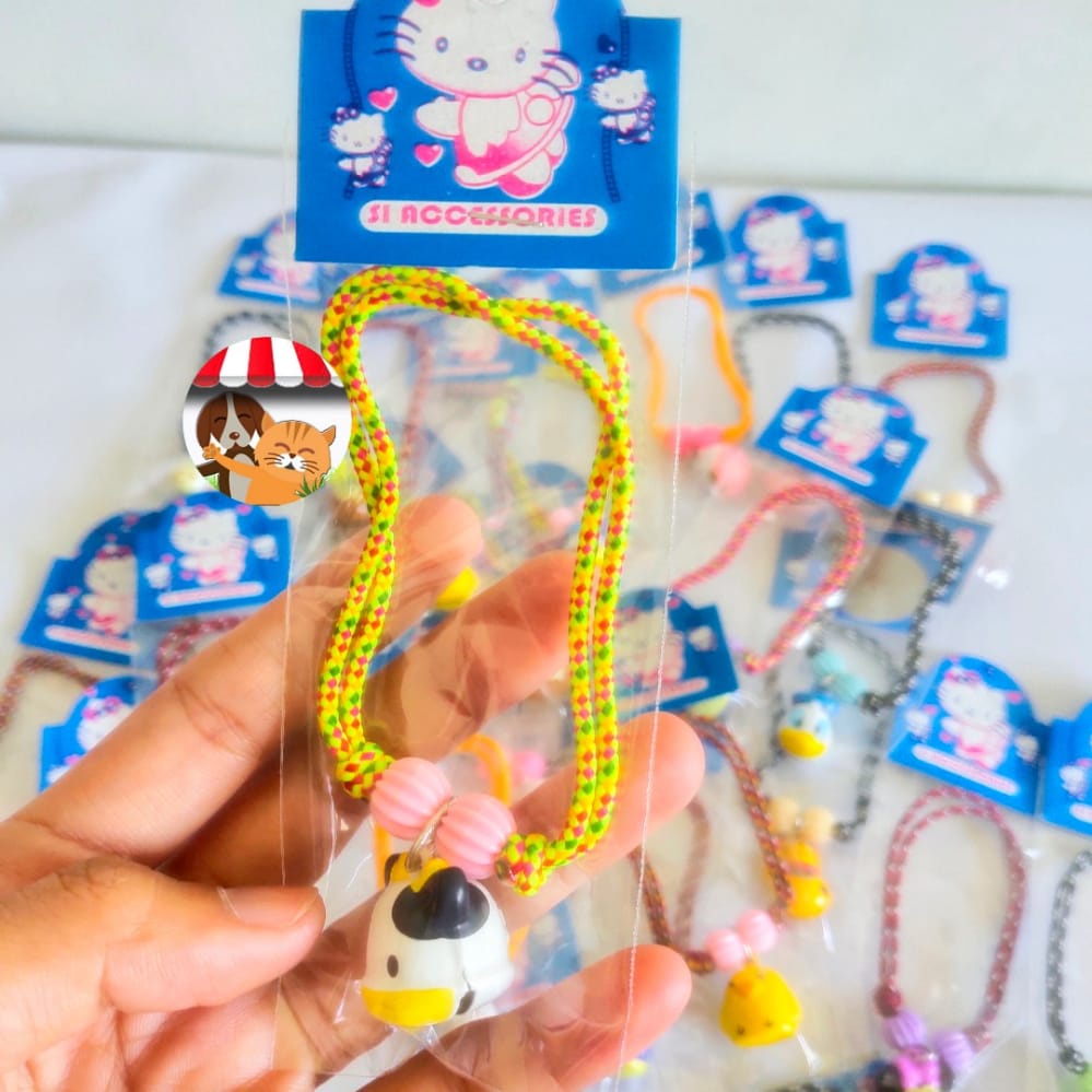 Kalung Kucing Lonceng Kalung Kucing Prusik Karakter Kalung Anak Kucing