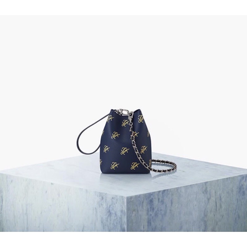 ORI Find Kapoor Mini Pingo Pattern Chain navy