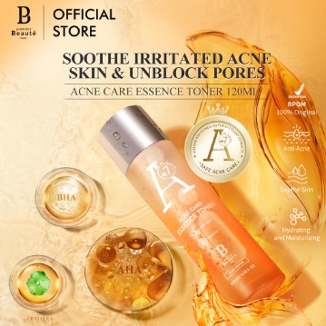 Premiere Beaute Acne Care Series - Serum Essence Toner Wajah Berjerawat &amp; Beruntusan