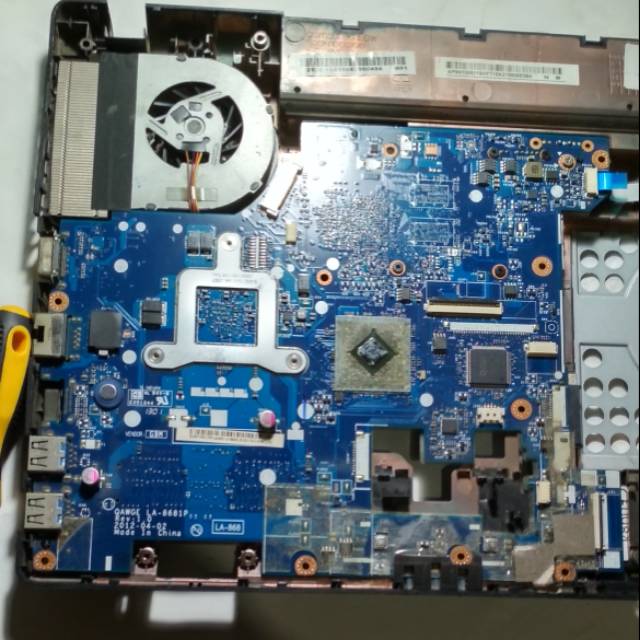 Mobo mainboard motherboard Laptop lenovo g485 dengan dc power AMD Ati Radeon grapich