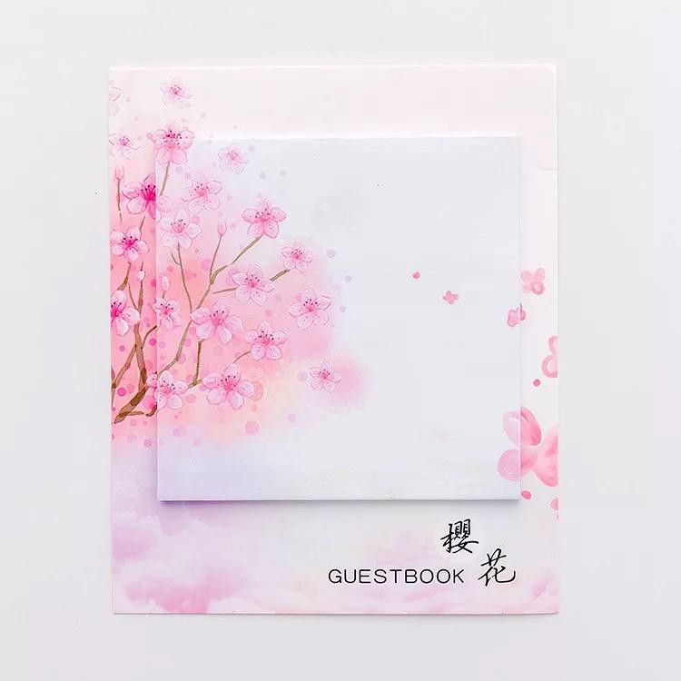 ANEKAGROSIR | STICKY NOTE MOTIF BUNGA SAKURA - MEMO MINI - STICKY NOTE-5