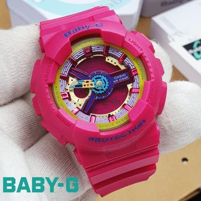 Jam Tangan Wanita G Shock Baby G Ba110 Pink / G-Shock Baby-G