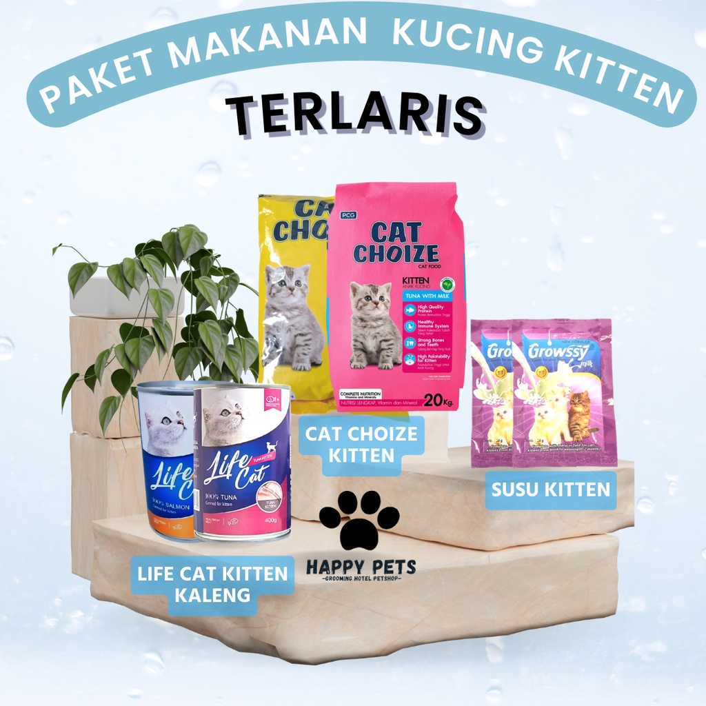 Paket Makanan Kucing kitten murah / Makanan Kucing kecil