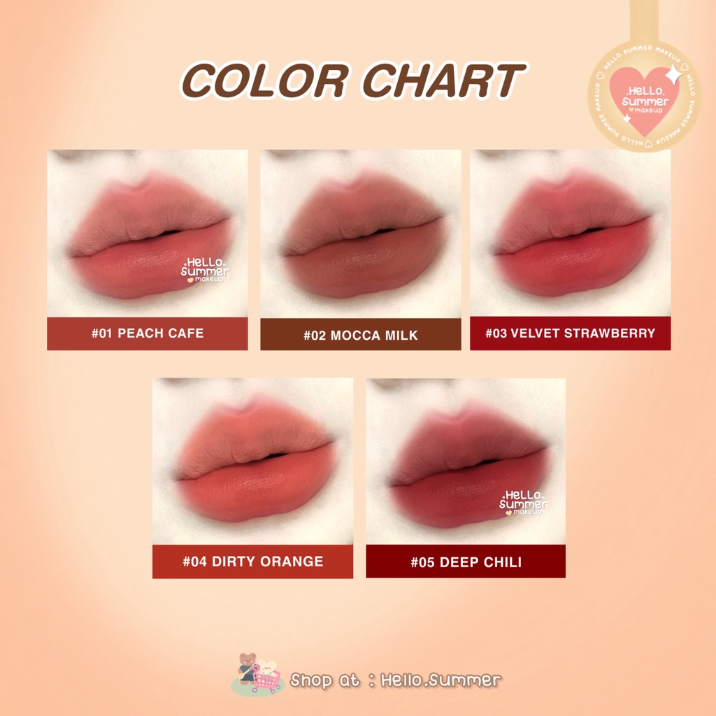 𝐌𝐀𝐓𝐓𝐄 𝐋𝐈𝐏𝐆𝐋𝐎𝐒𝐒 - Tips &amp; Toes Matte Liquid Lipstick Lasting Waterproof Lipgloss Lipcream