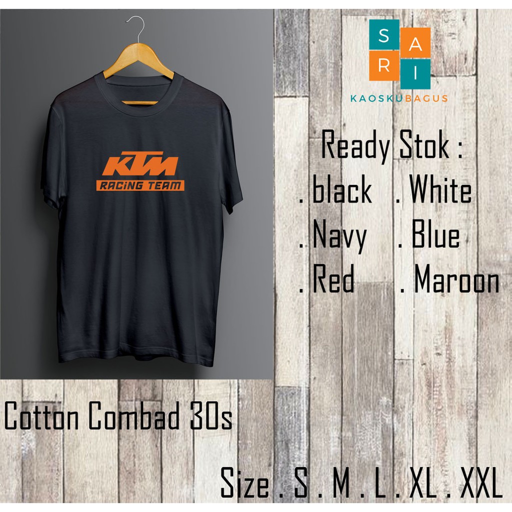 Kaos / Baju / Tshirt Distro / KTM Racing Team Murah Keren