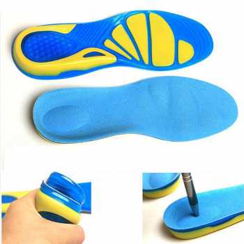 Alas Kaki Sepatu Shock Absorb Orthopedic Insole / Alas Sol Sepatu Shock Absorb Orthopedic Insole  Nyaman / Sol Dalam Sepatu Olahraga / Pelindung Kaki Sepatu Pria Wanita Alas Kaki Sepatu Running / Insole Sepatu Sneaker Olahraga Cowok Cewek Empuk Tebal