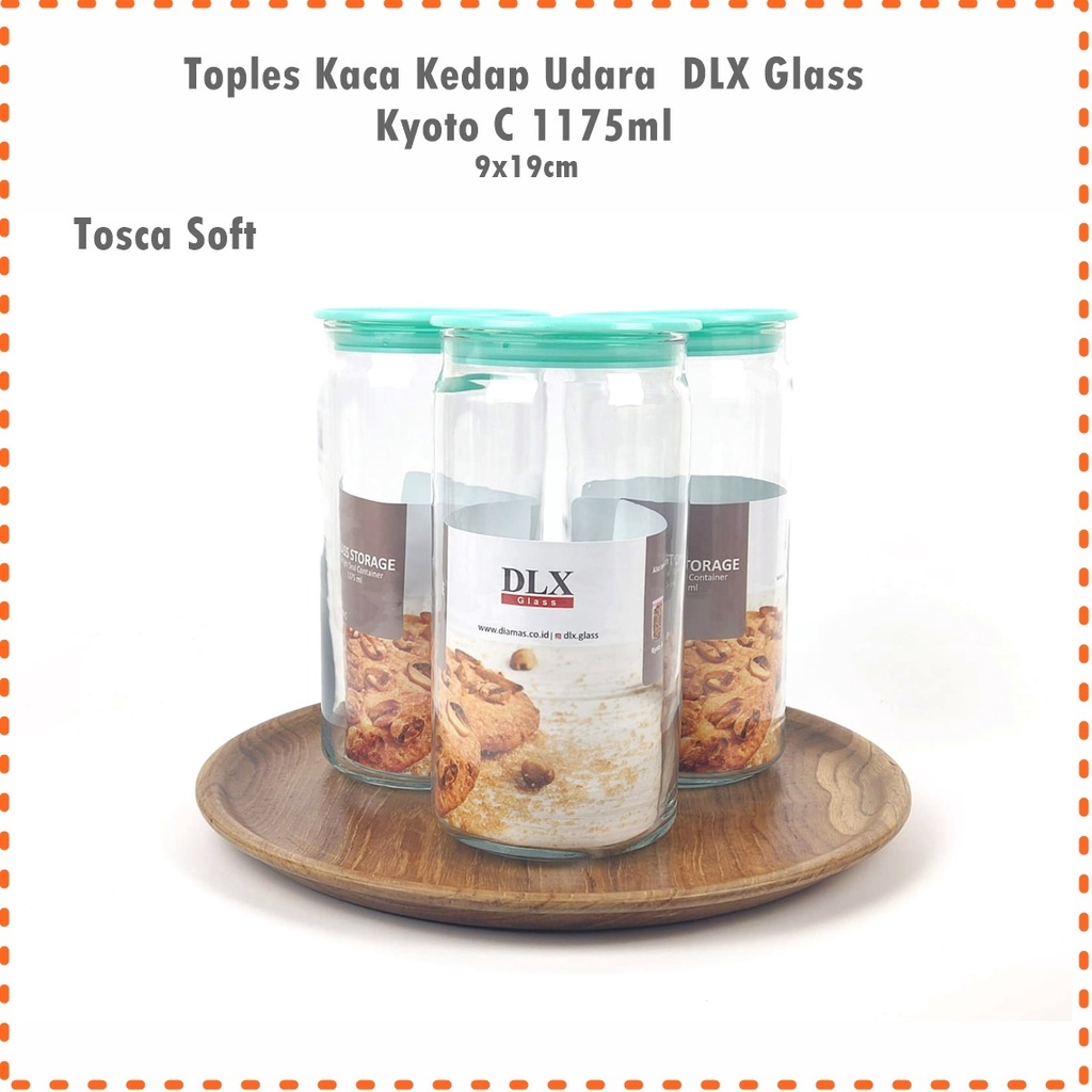 [SET 3 PCS] Toples Kaca DLX  Glass Kyoto C