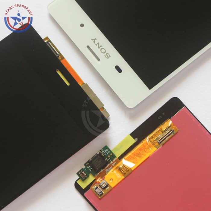 Sony LCD Xperia Z3 D6603 D6643 D6616 D6653 L55T Touchscreen Fullset - Hitam
