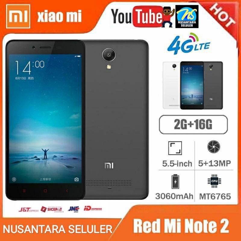 Jual [Baru] "Xiaomi Redmi Note 2 Ram 2GB Rom 16&32GB" | HP Handphone