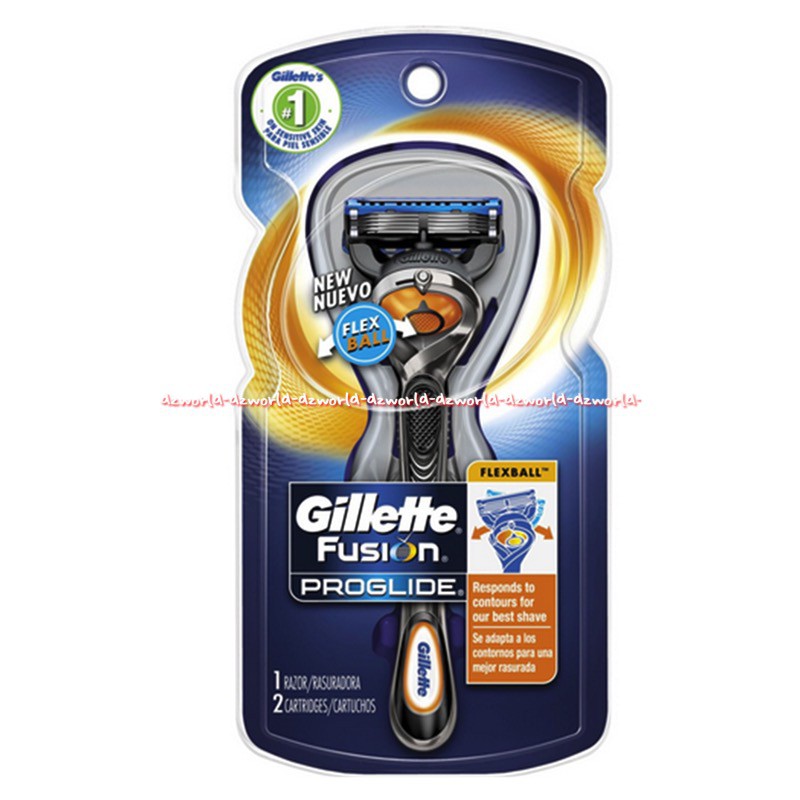 Gillette Fusion Proglide Pisau Cukur Gilet untuk Kulit Sensitif Gillete