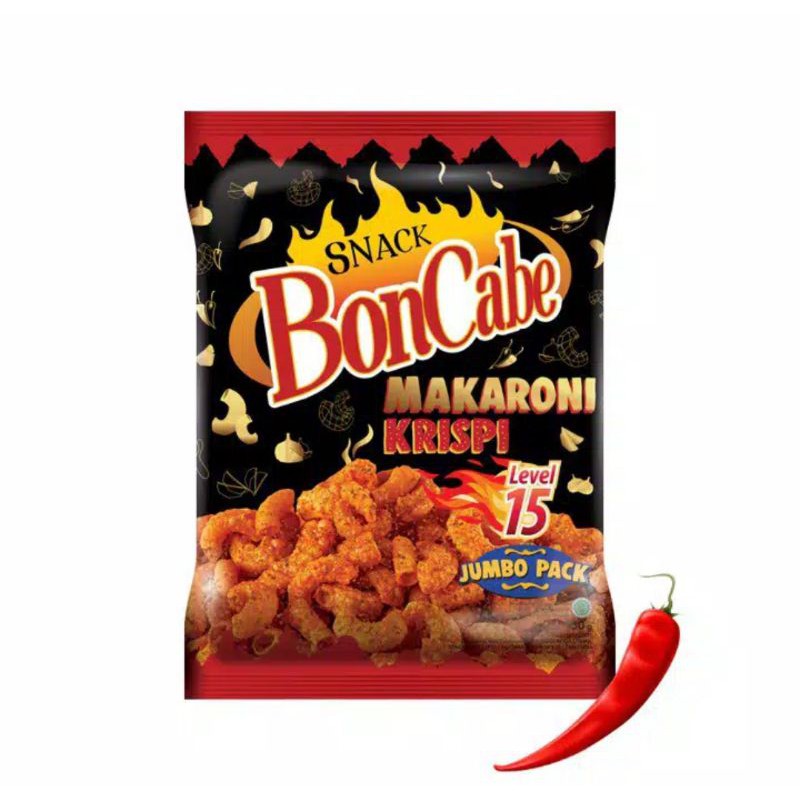 

[New] Boncabe Makaroni Level 15 150gr/Snack Macaroni Spicy