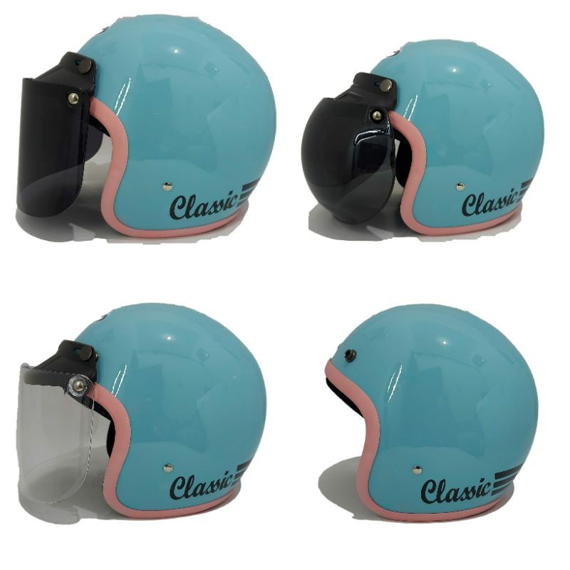 Helm Bogo Pastel Tosca Gloss Classic SKY