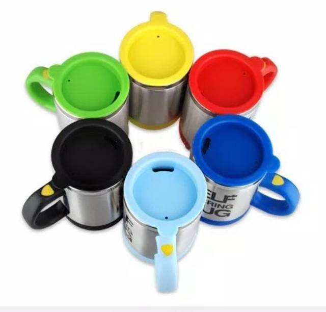 ✅COD SELF STIRRING MUG GELAS MENGADUK OTOMATIS PENGADUK KOPI TEH SENDIRI CANGKIR  STIR KADO UNIK-7