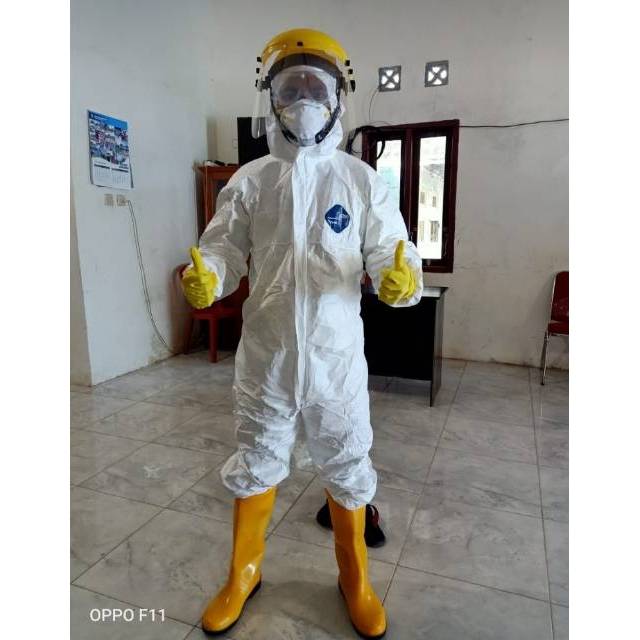 APD set/seragam 1set corona APD TYVEX