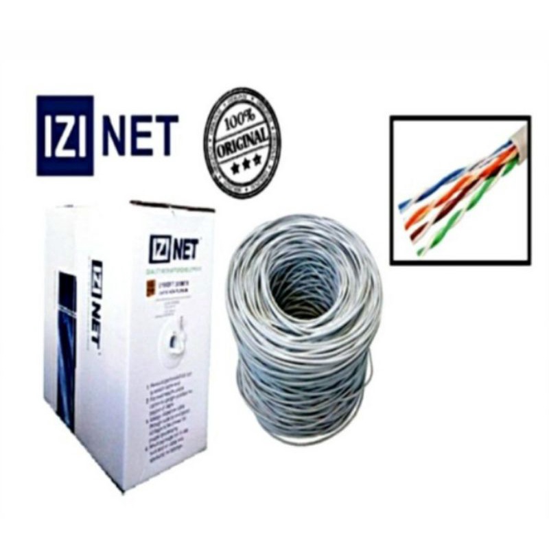 Kabel UTP IZINET cat 5e 305m Kabel Lan izinet original