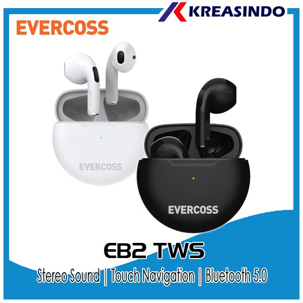 Evercoss EB2 TWS True Wireless Earphone Garansi Resmi