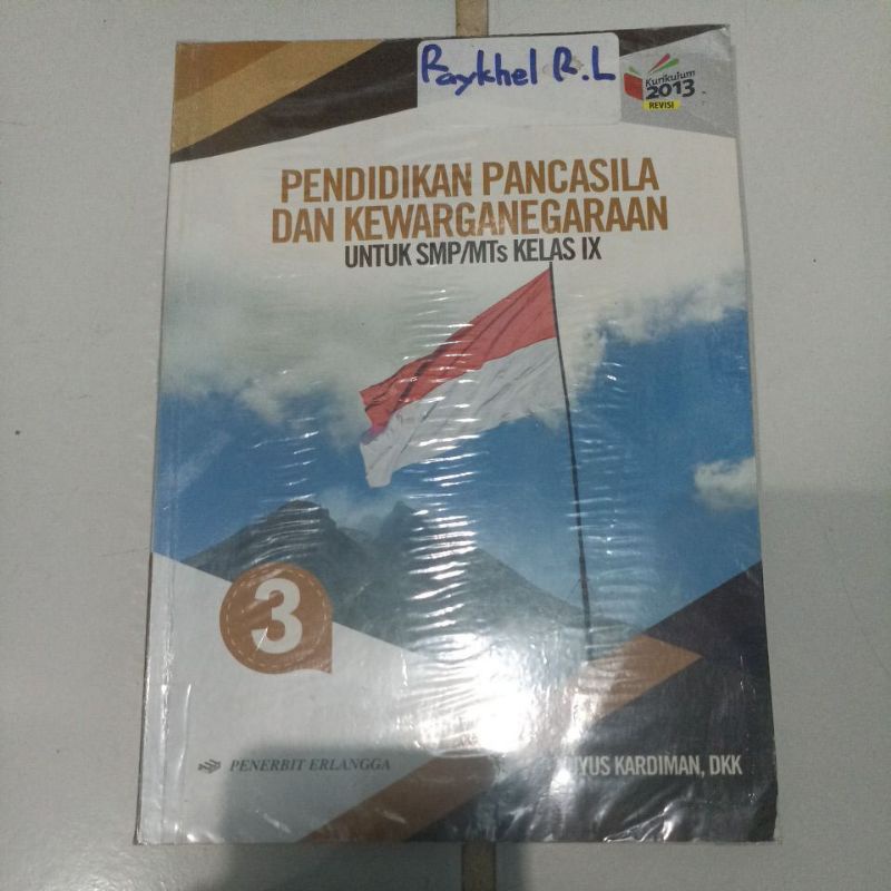 Preloved Buku PPKN Kelas 9