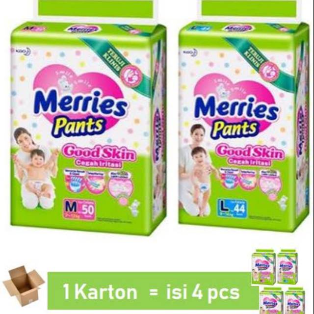 Merries Jumbo Pants / Merries M50/ Merries L44 / Merries XL 38 | Shopee ...