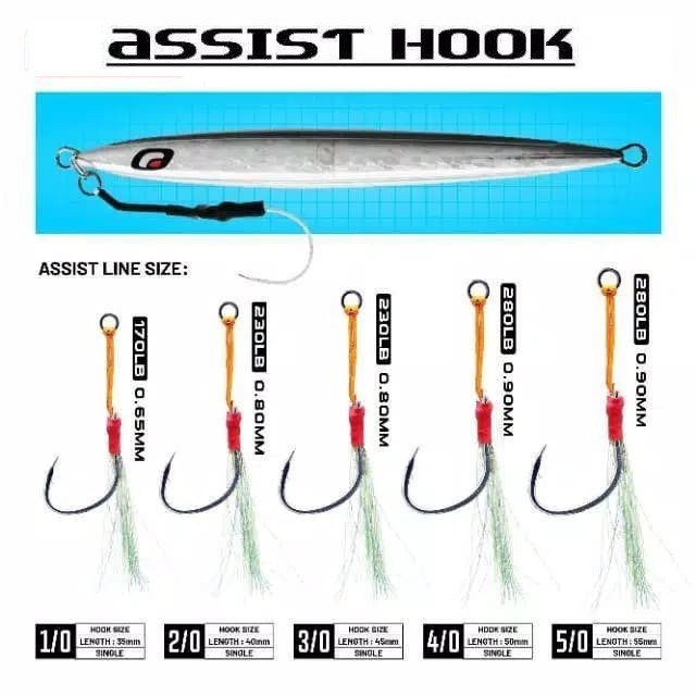 ASSIST SINGLE HOOK JIGGING