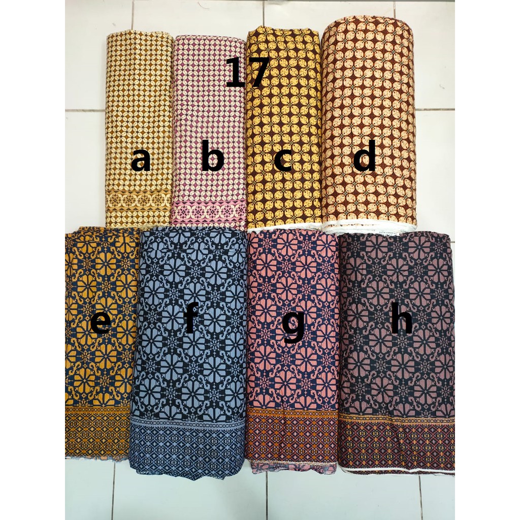 BAHAN KATUN BATIK ADEM METERAN