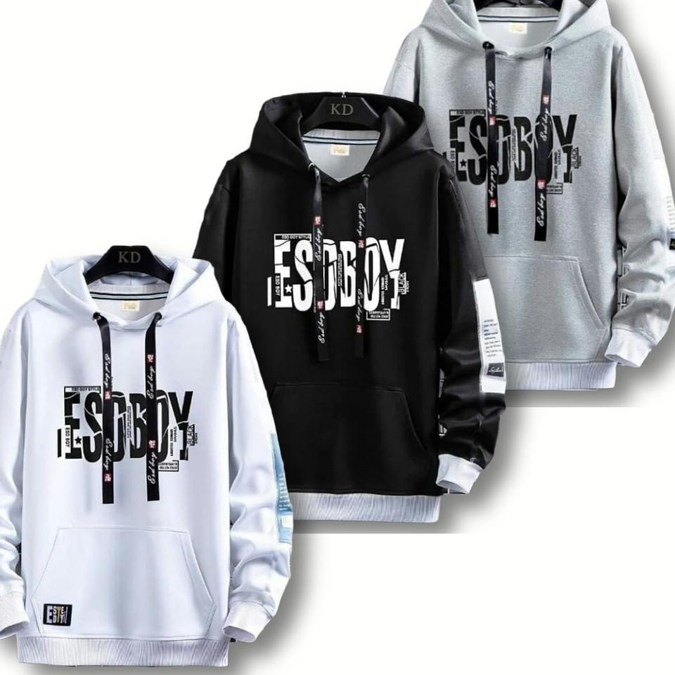 Product Terkece ESOBOY Sweater Hoodie Sweter Hoddie Pria Termurah Keren Tebal Bahan Fleece r84➼