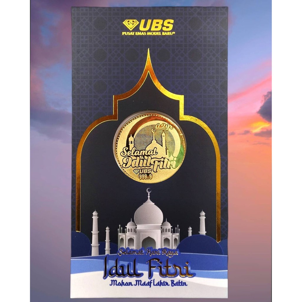 Angpao Emas Idul Fitri Logam Emas UBS 24K