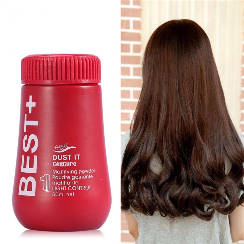 BEST+ Pertolongan Pertama Rambut Berminyak di saat harus ber-penampilan Prima seperti Artis, Dust It Hairstyling Texture powder rambut hair styling 10g Fluffy Hair Powder Hair No Wash Away Oil Dry Shampoo Powder Unisex Styling Hair Disposable Hair Wax