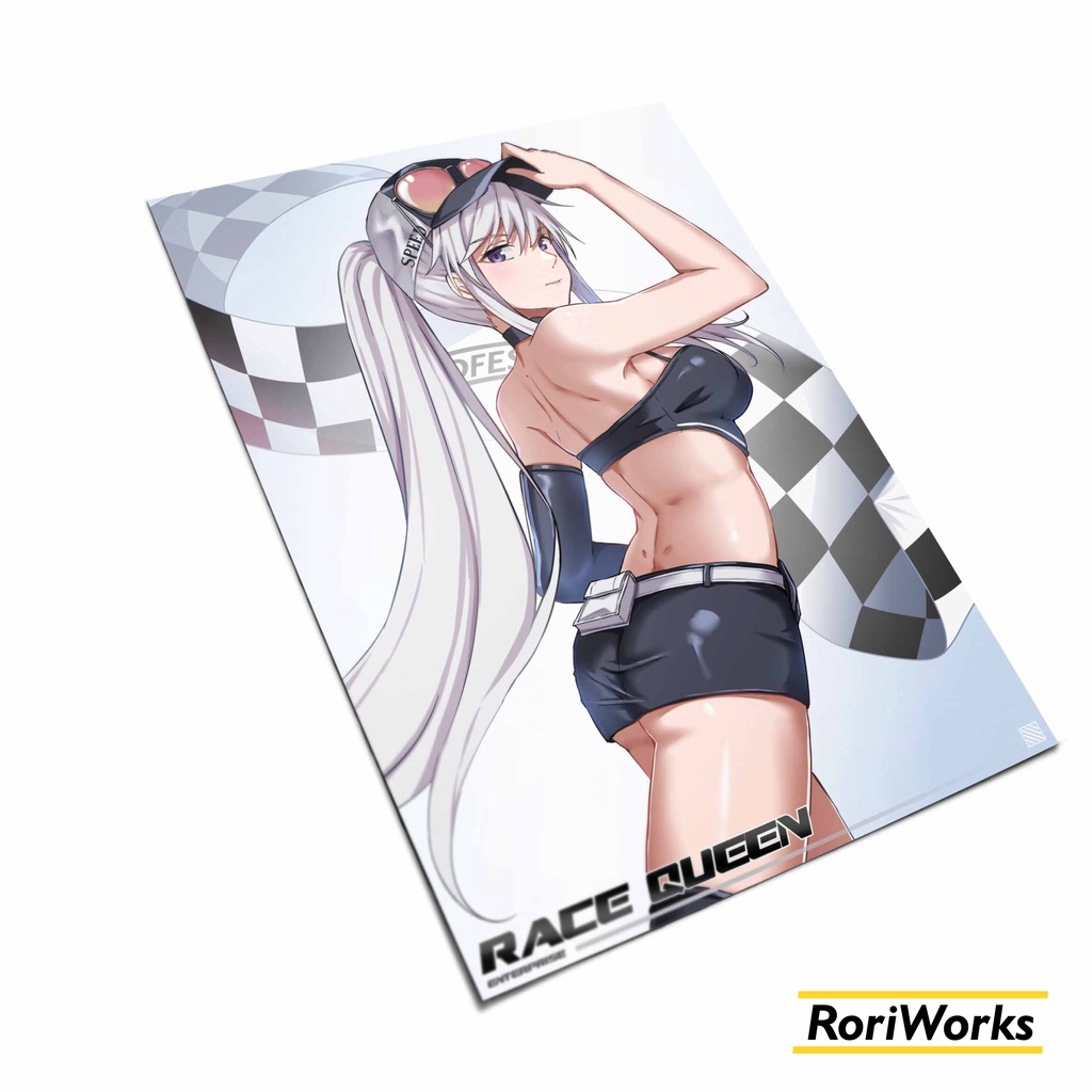 Poster Anime - Enterprise Azur Lane Race Queen