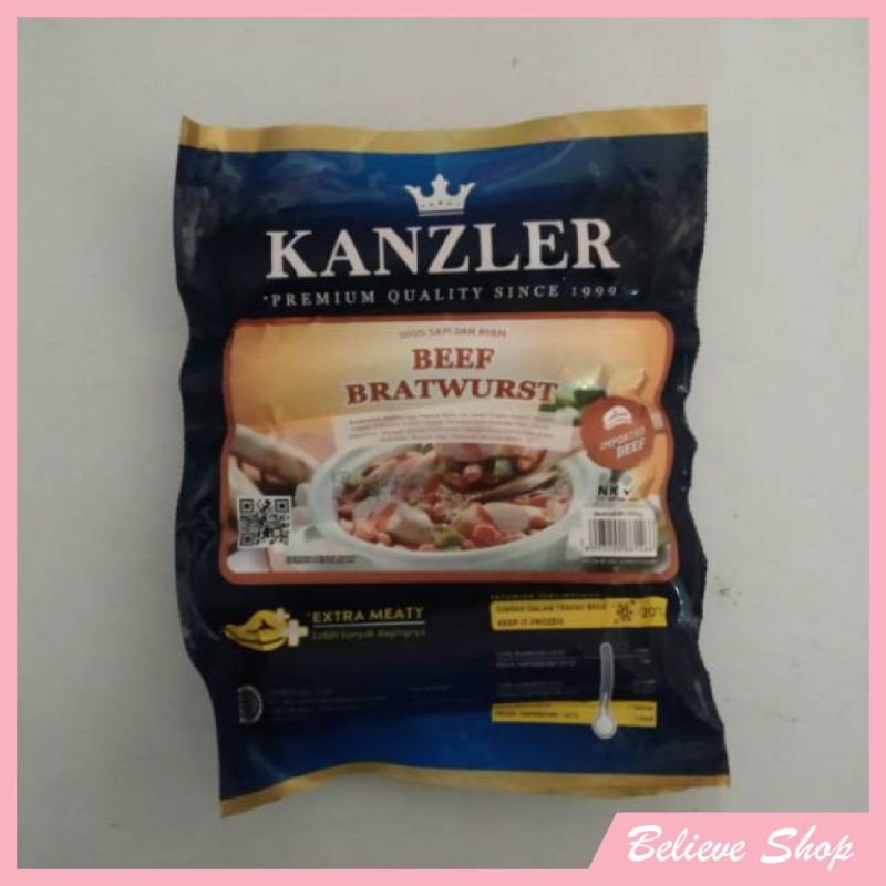 

Beef Bratwurst Kanzler 360 gr