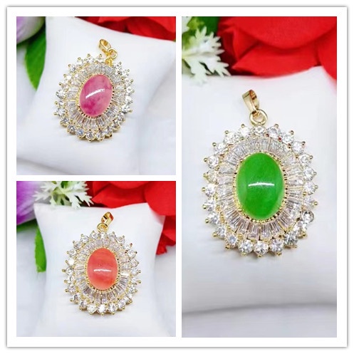 Kalung Xuping Permata Warna Warni Perhiasan Fashion F87-89