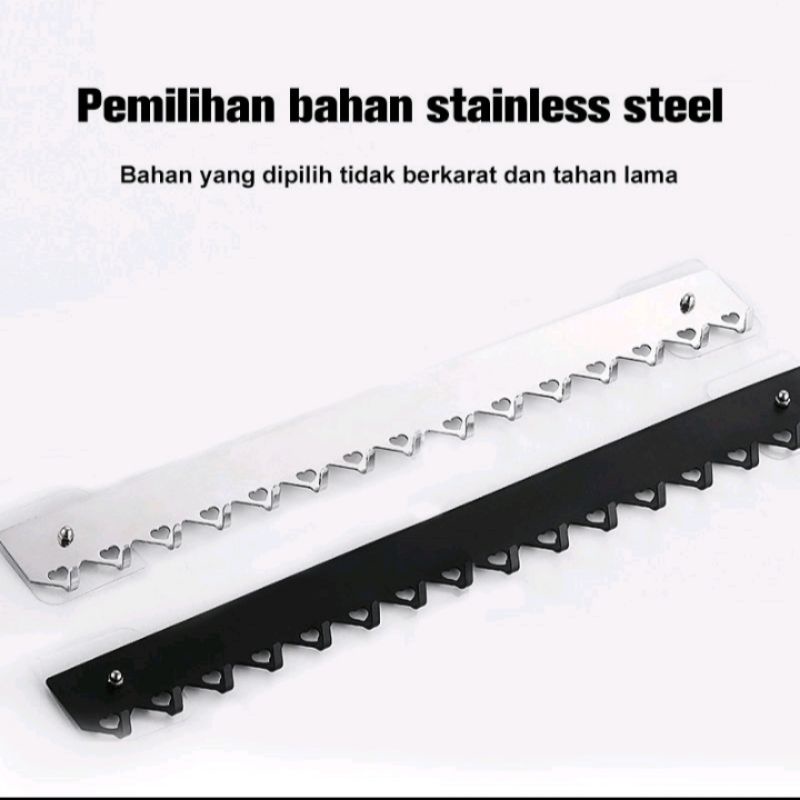 Gantungan Alat Dapur Serbaguna Stainless Steel - Hanger Kitchen