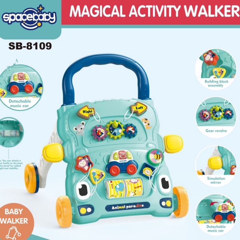 Space Baby SB8109 Magical Activity Push Walker